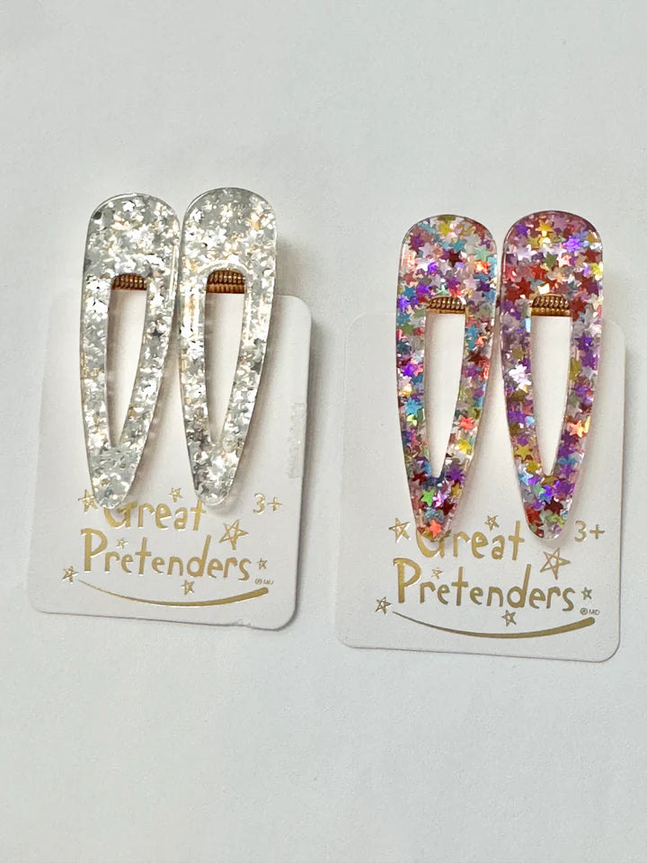 Great Pretenders Boutique Gel Sparkle Hair Clips