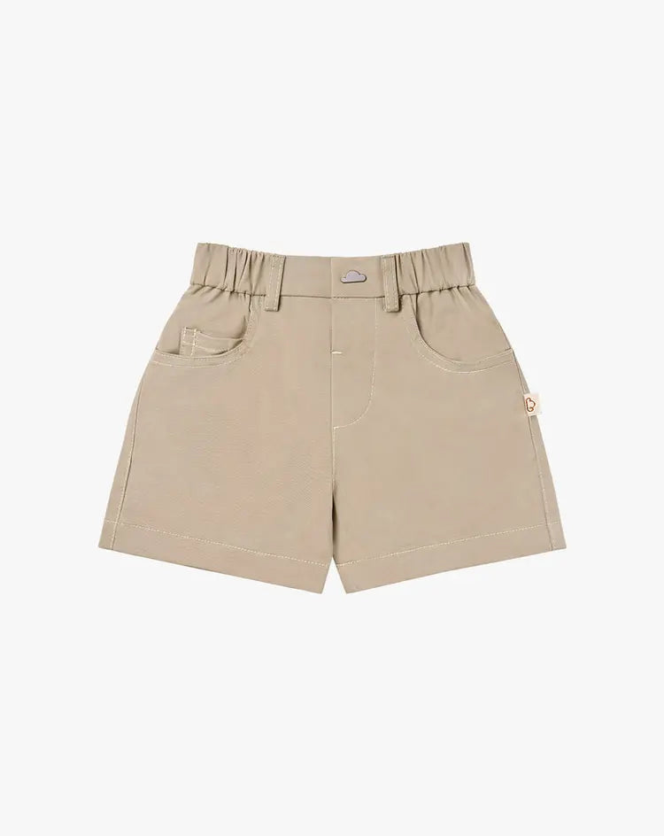 Petite Revery Shorts - Sandy Neutral