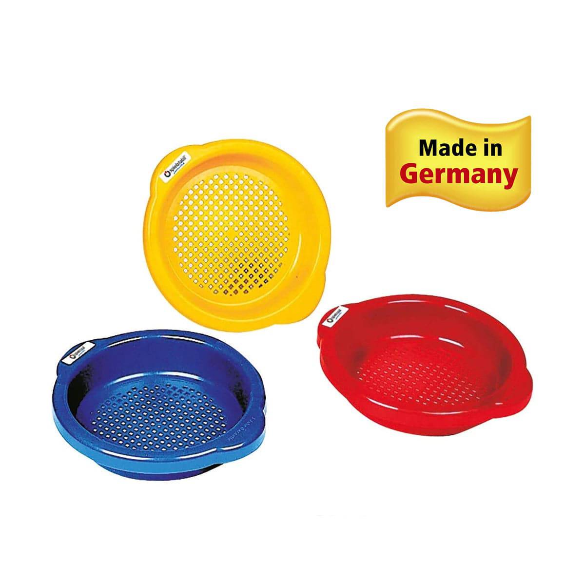 Haba Small Sand Sieve – Durable Sandbox Sifter (Assorted Colors)