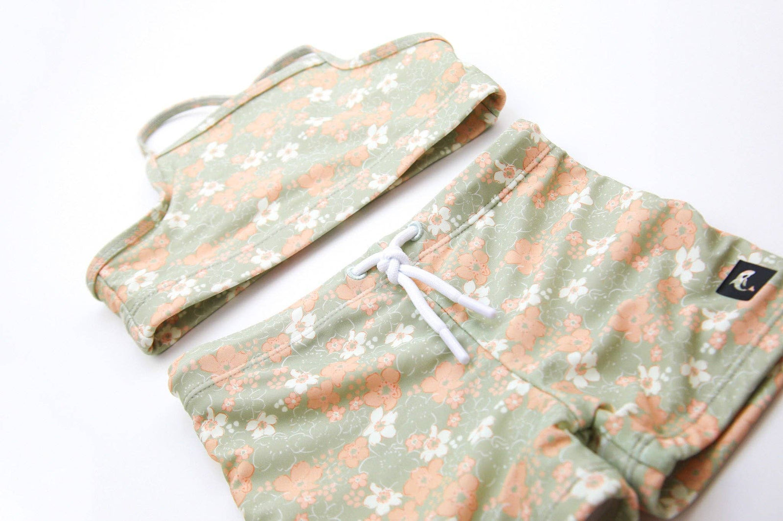 Swim Boardie Shorts _ Evangelina / Sage: 18M - 24M
