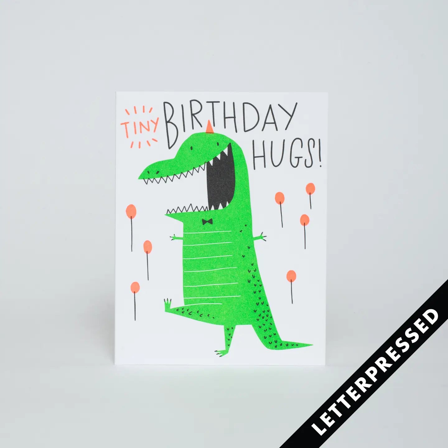 Tiny Hugs Dino Birthday Card