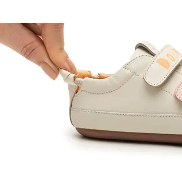 Tip Toey Joey Bossy Shoes - Tapioca/Blossom Pink/Papaya