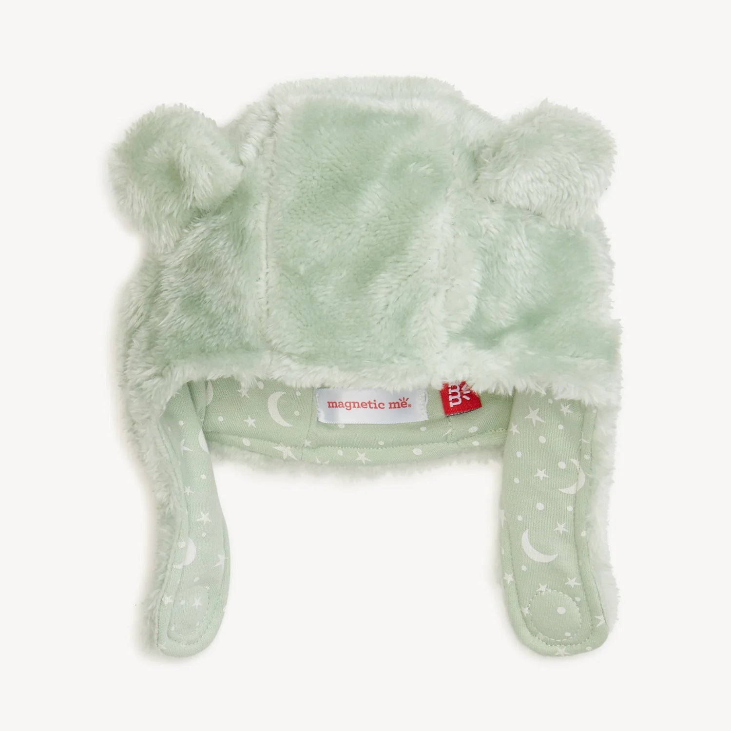 Magnetic Me Minky Bear Hat - Soft Spruce