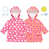 Pink Polka Dot Emoji Magnetic Me Raincoat