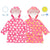 Pink Polka Dot Emoji Magnetic Me Raincoat