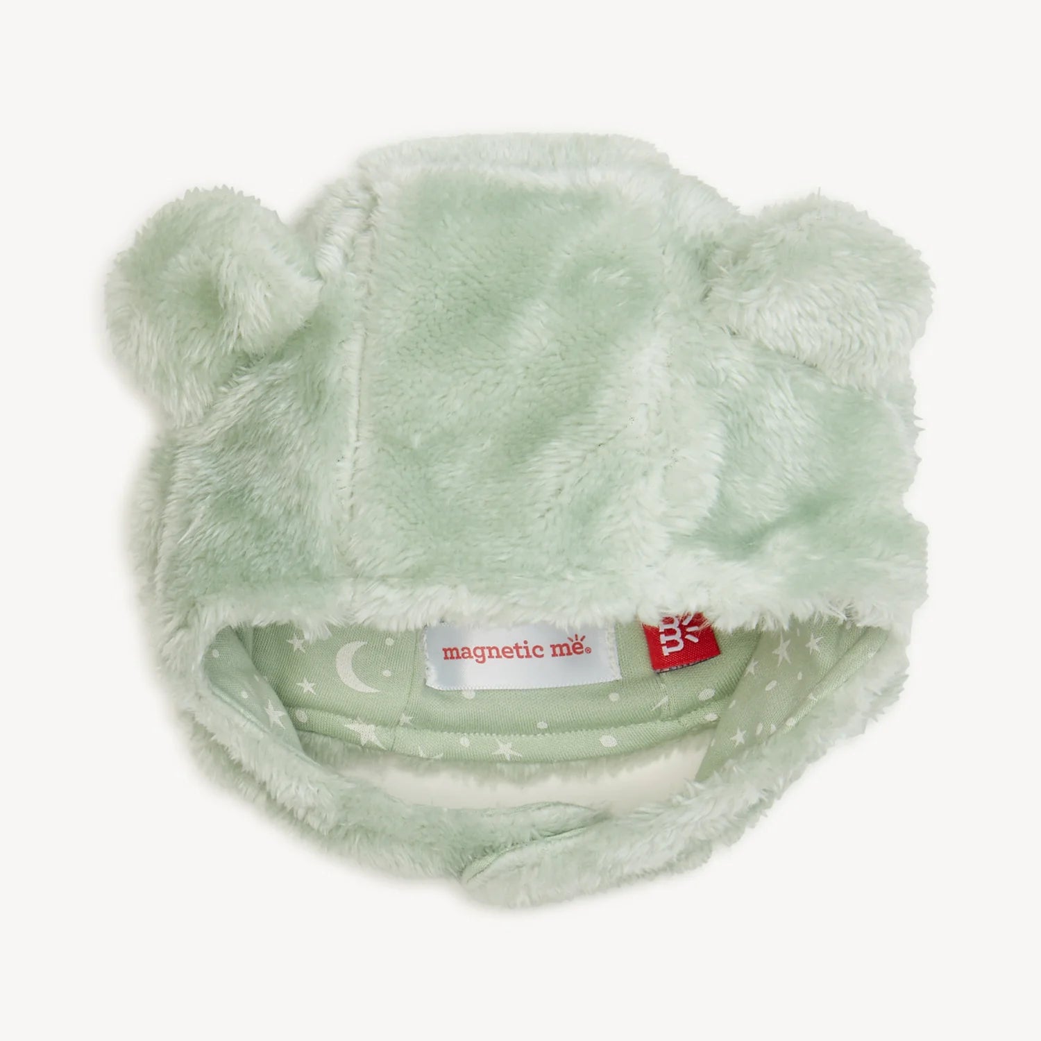 Magnetic Me Minky Bear Hat - Soft Spruce