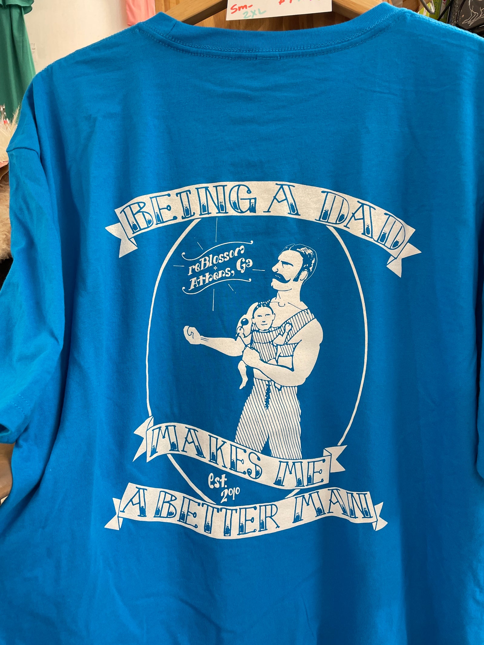 reBlossom Dad Tee - Aqua