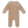 Viverano Lion Applique Chunky Sweater Knit Baby Jumpsuit (Organic Cotton)