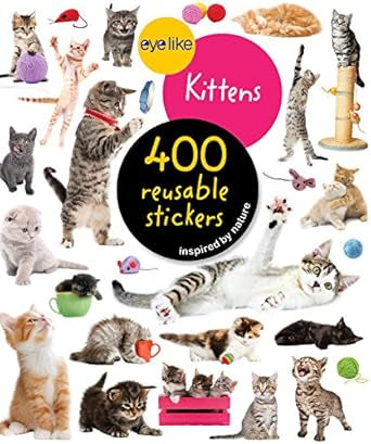 Eyelike Reusable Sticker - Kittens