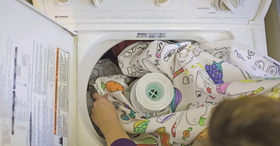 The Coloring Table Colorable Fabric Tablecloth - Celebration