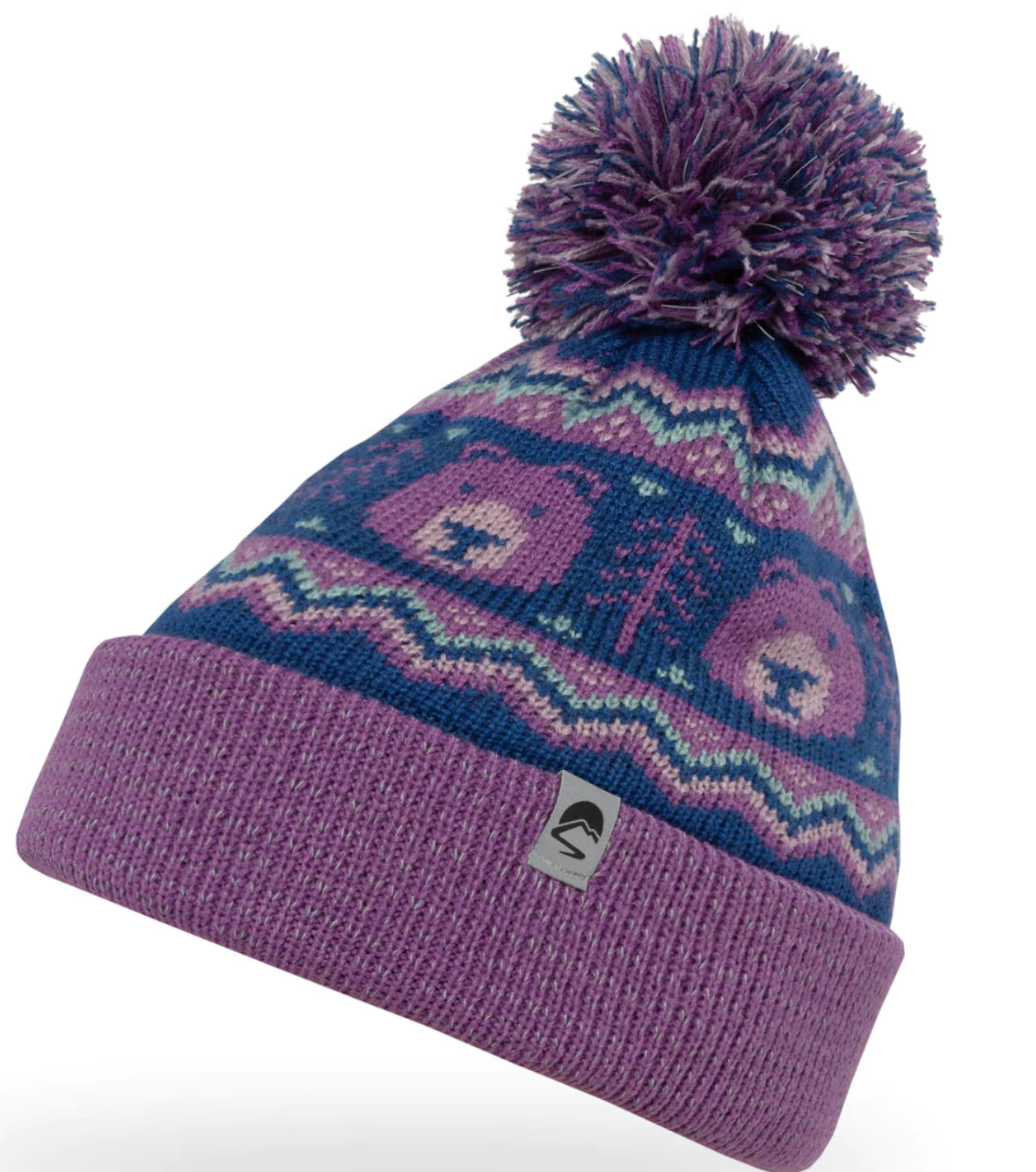 Sunday Afternoons Kids' Guidepost Reflective Beanie - Washed Purple