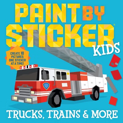 Paint by sticker Kids - Trucks, Trains & More