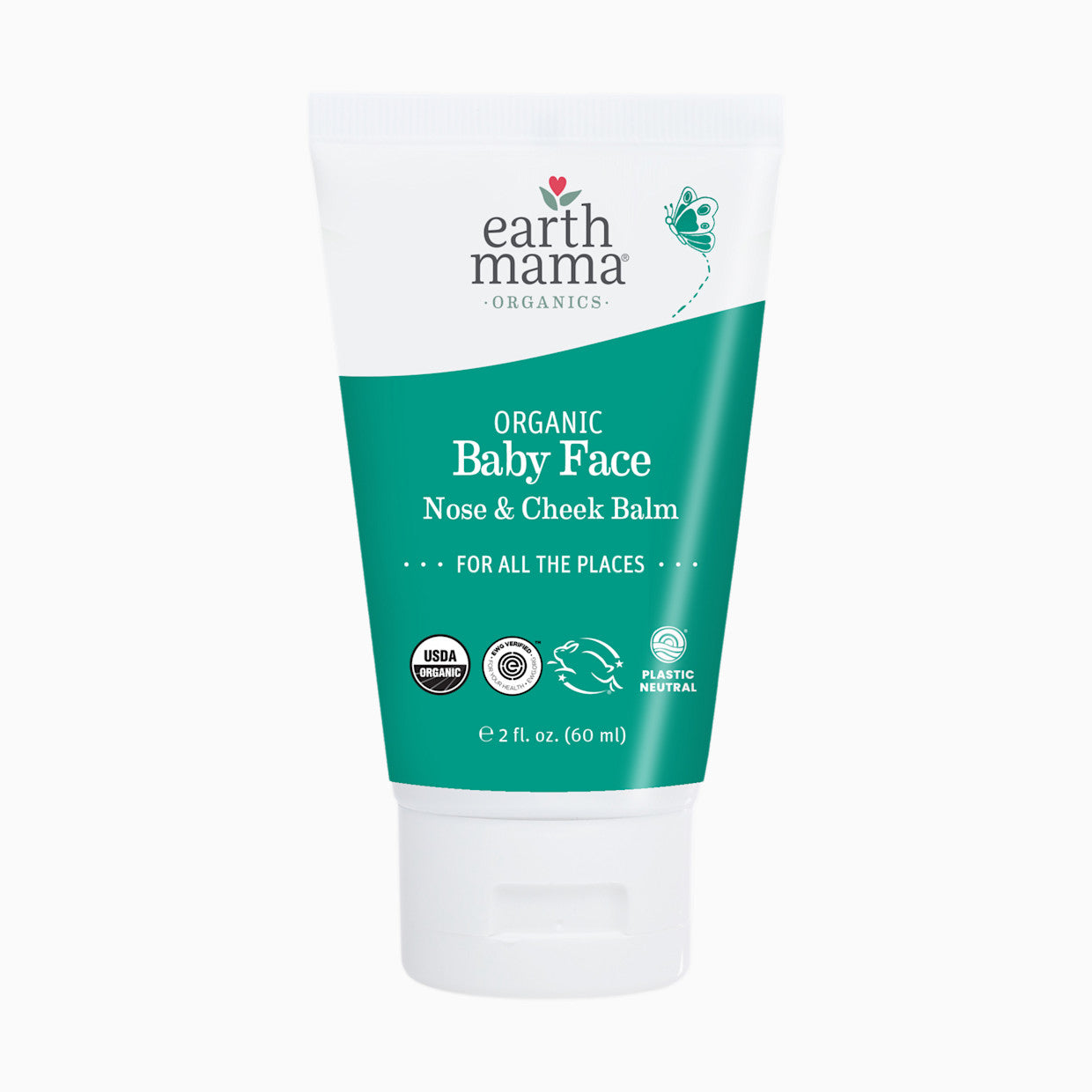 Earth Mama Organics Baby Face Nose & Cheek Balm - 2 fl oz (60 ml)