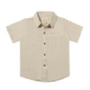 Me &amp; Henry Newport Woven Shirt Beige Gauze