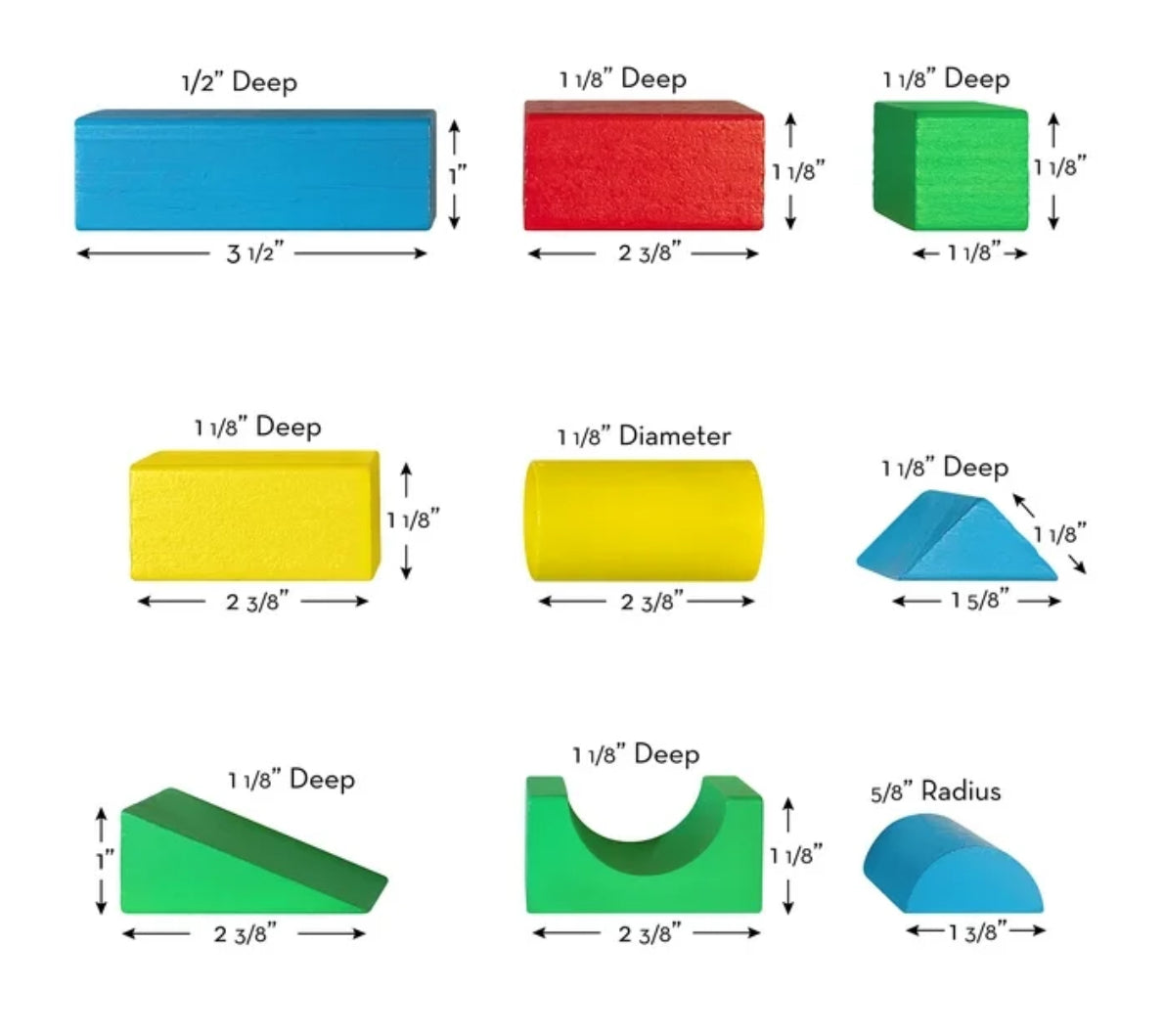Melissa & Doug - 100 Wooden Blocks