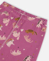 Deux par Deux Organic Cotton Two-Piece Pajamas - Dawson / Purple Kitties