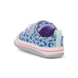 See Kai Run Stevie Mini - Sky Blue/Leopard