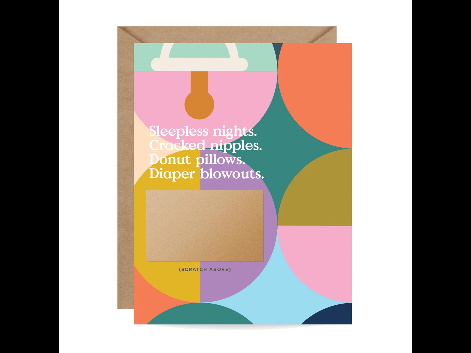 Inklings Sleepless Nights Scratch-off New Mom Card