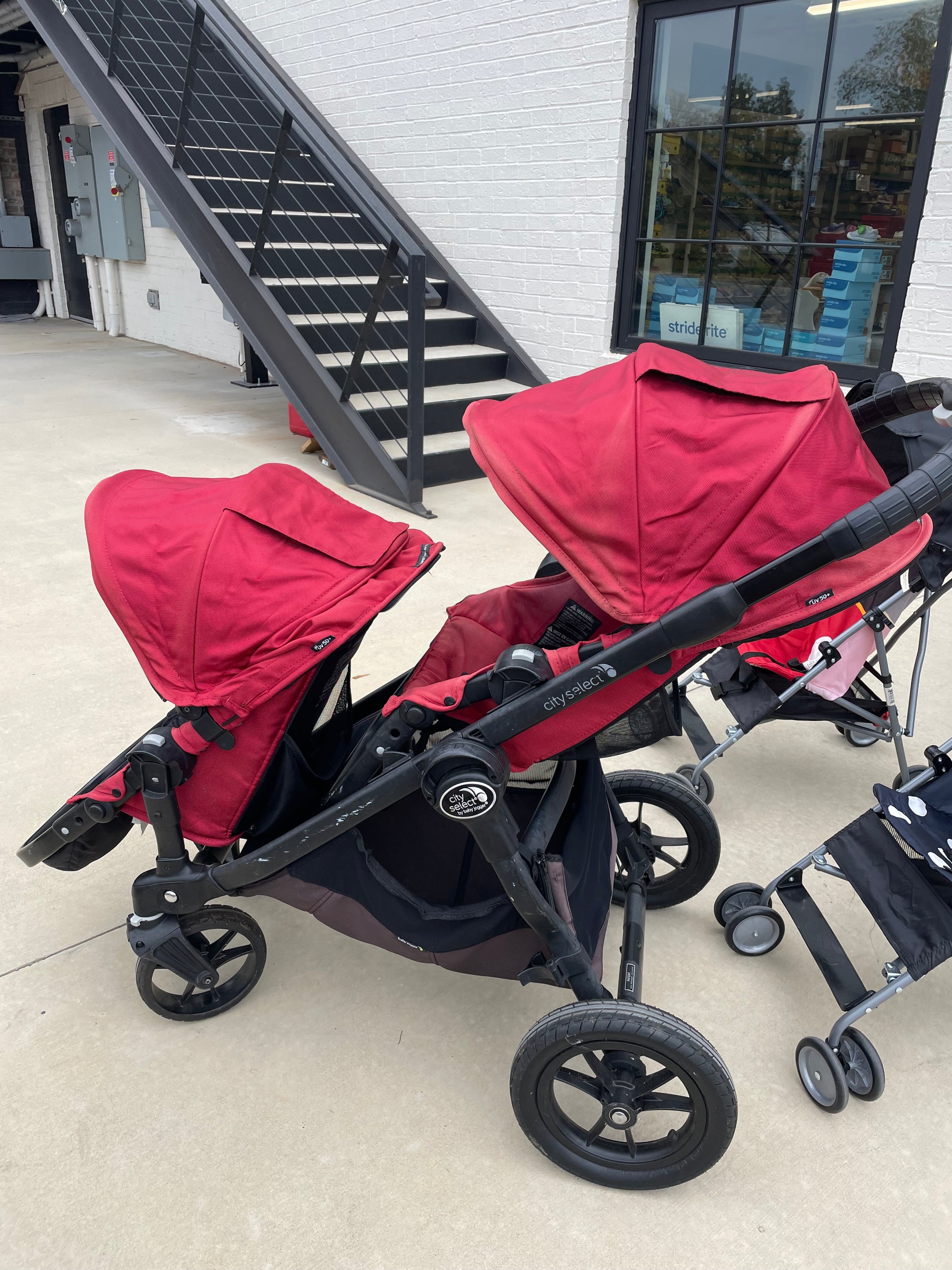 Resale Baby Jogger City Mini Select with Second Seat - Ruby