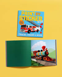 Paint by sticker Kids - Trucks, Trains & More