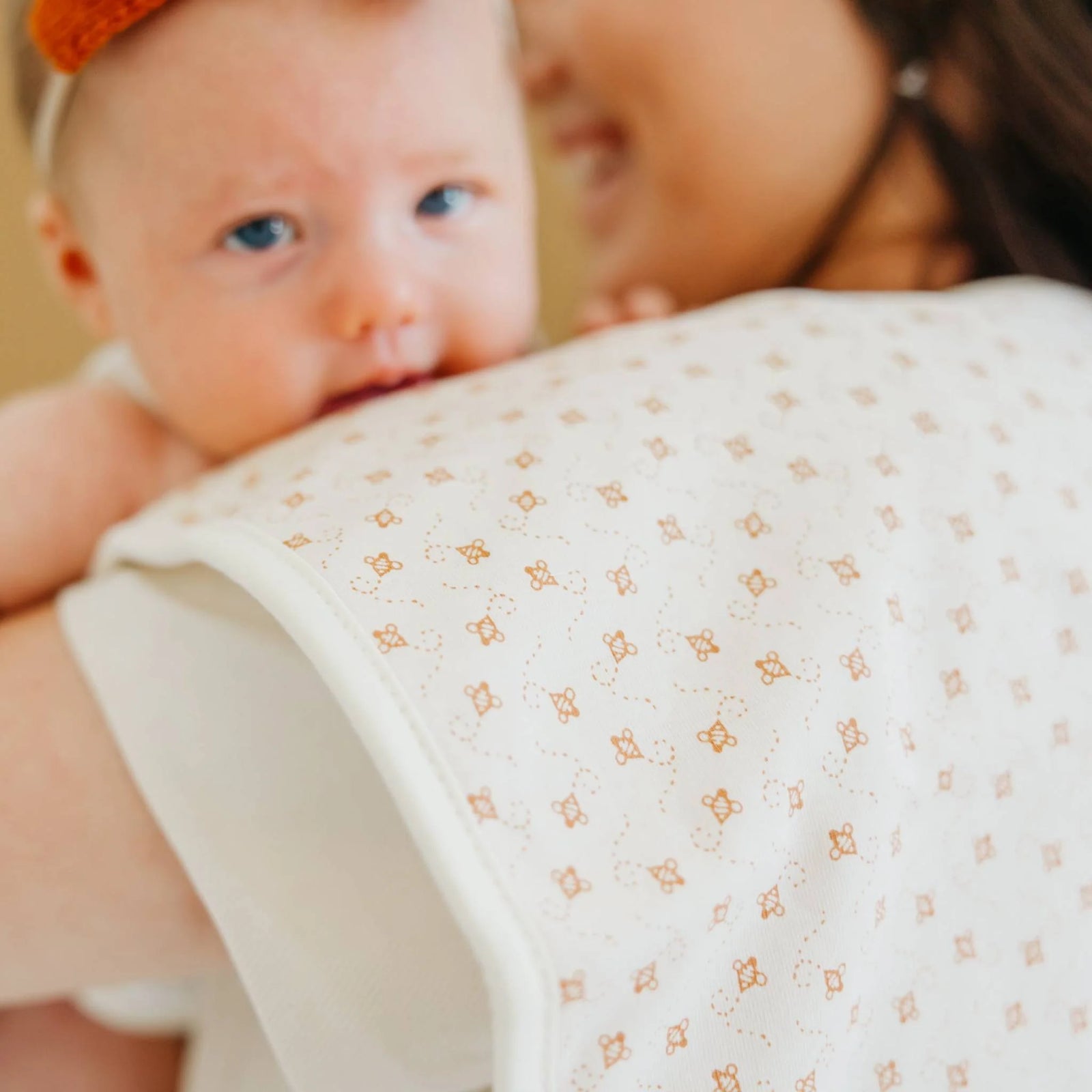 Copper Pearl Burp Cloth (Set of 3) - Eden