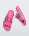 Mini Melissa Cozy Slide - Pink/Glitter