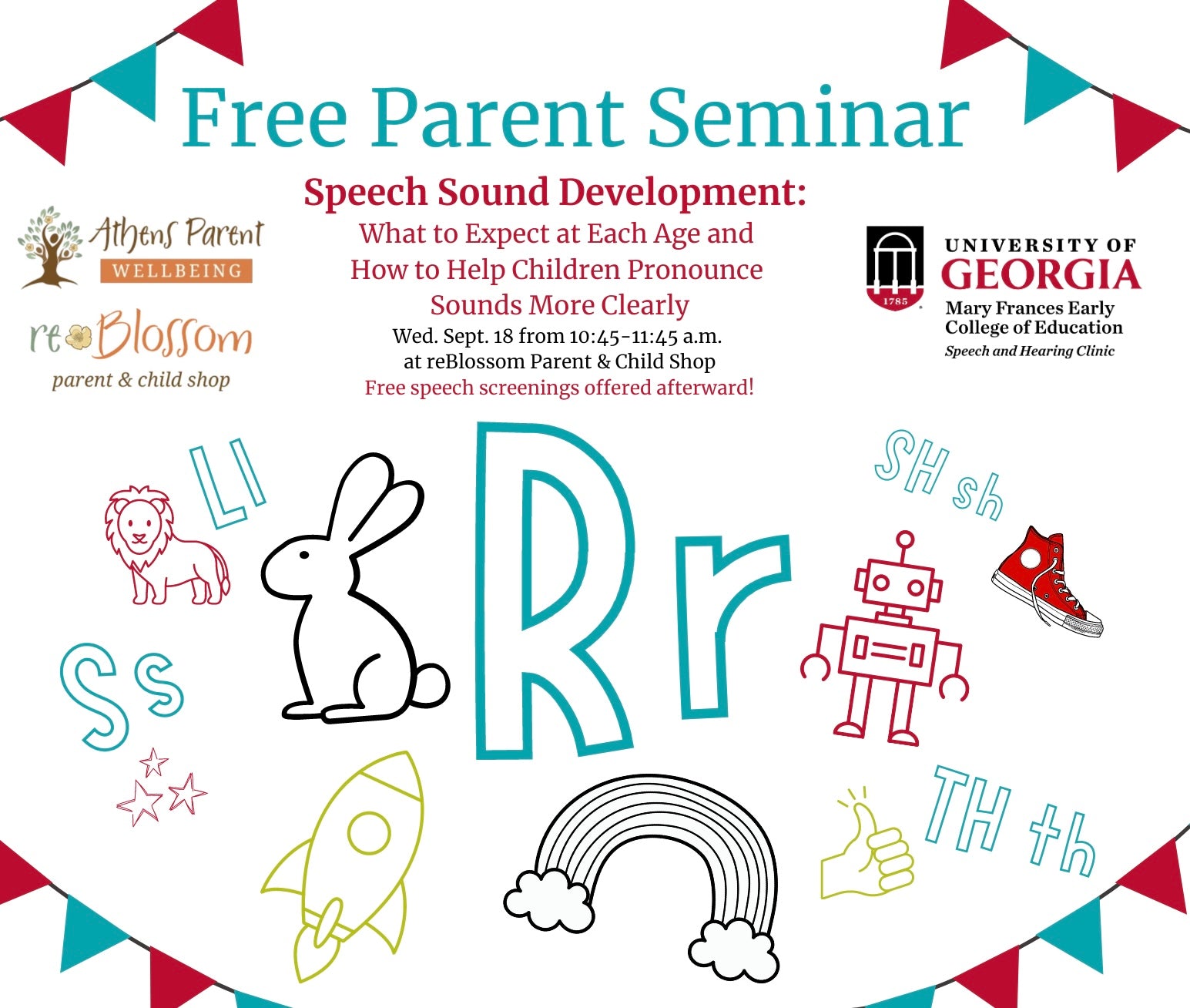 Free Parent Seminar: Speech Sound Development