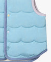 Petite Revery Quilted Sea Vest - Jet Stream