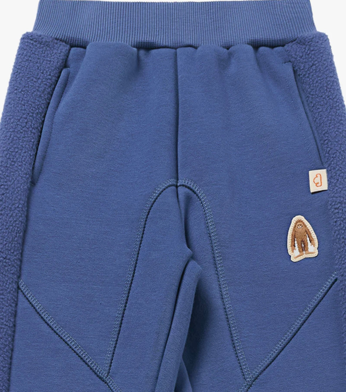 Petite Revery Recycled Fleece Pants - Deep Sea Blue