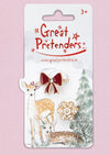 Great Pretenders Holiday Bow Necklace &amp; Snowflake Ring