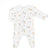 Coccoli Baby Modal Zipper Footie - Farm Animals on Cream PZM5811