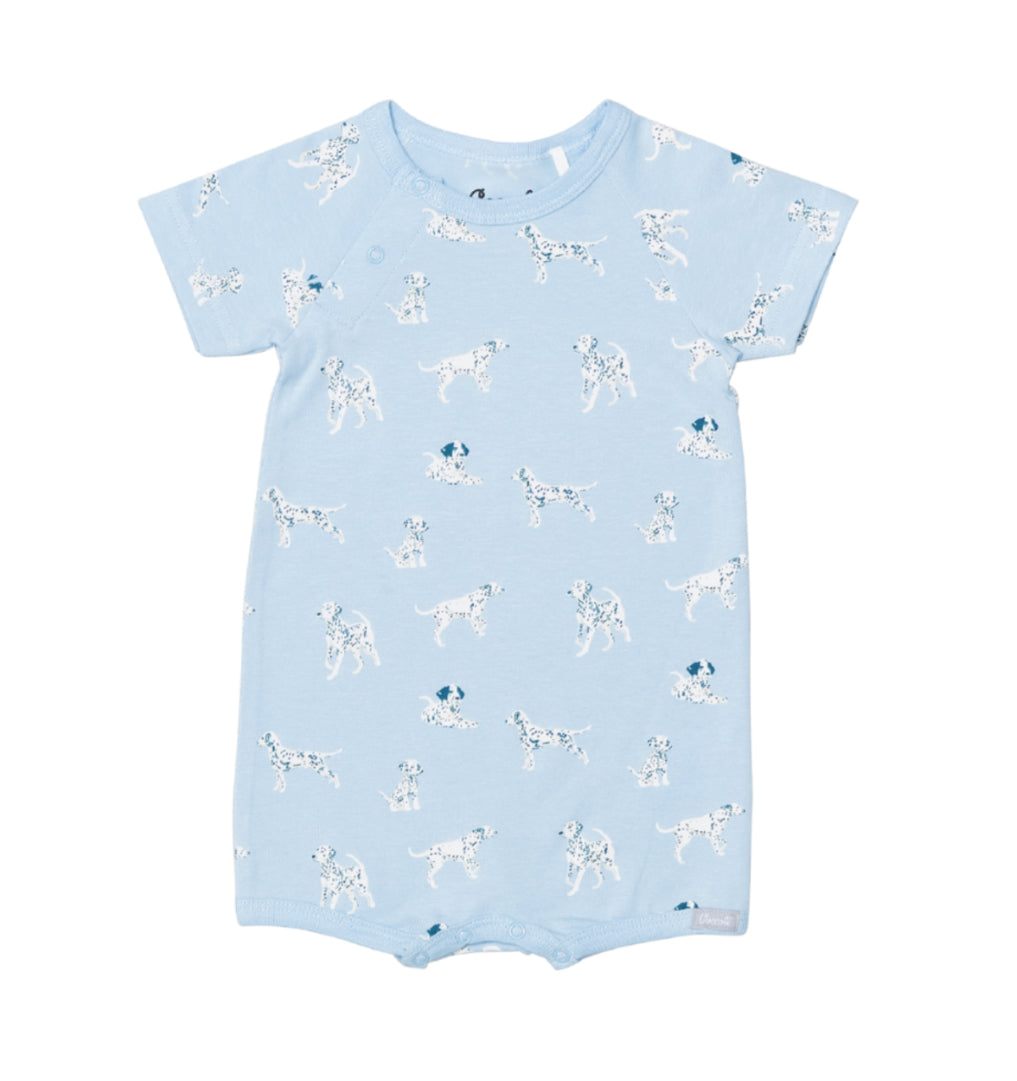 Coccoli Baby Modal Romper - Dogs on Skyride CM5852-831