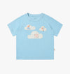 Petite Revery Quick Dry Cooling Cotton Raglan Short Sleeve Tee - Forget-Me-Not