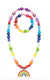 Great Pretenders Rainbow Necklace & Bracelet Set