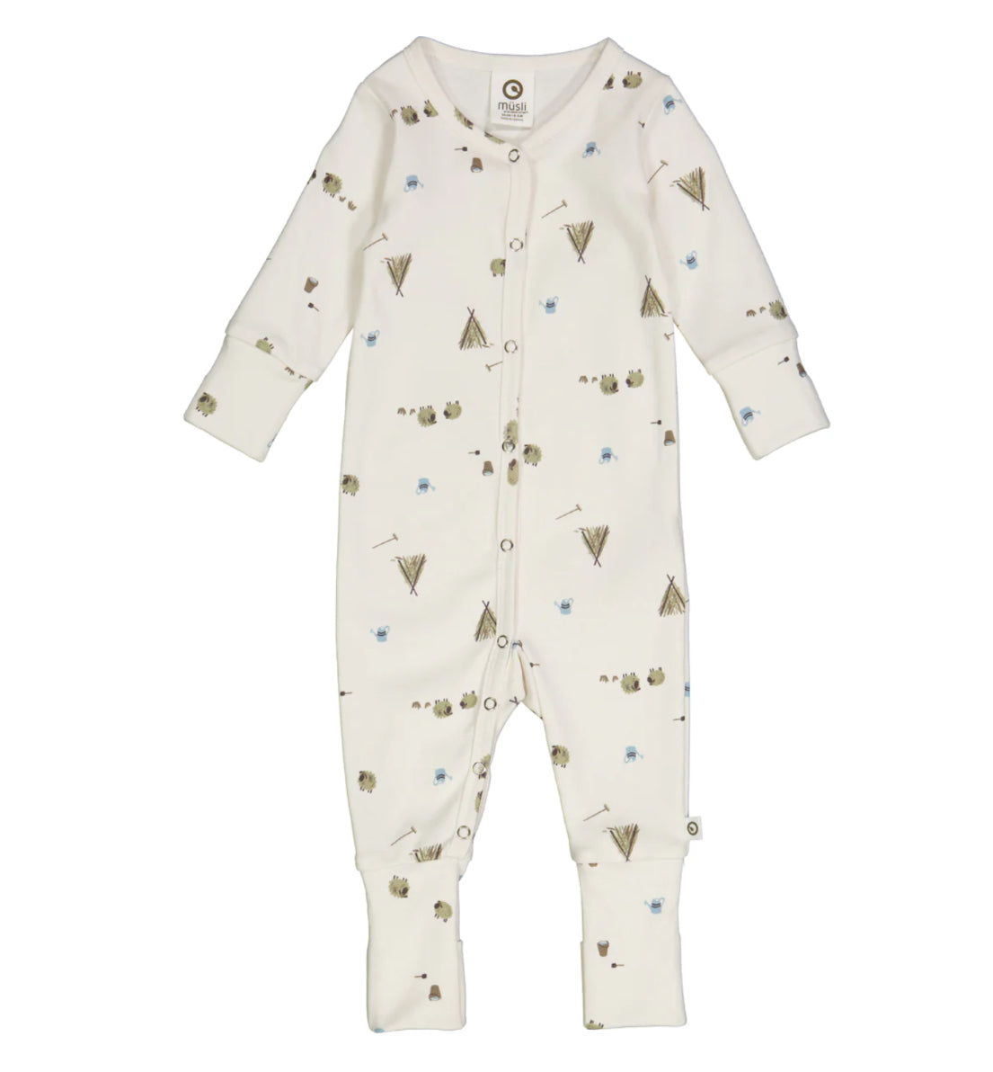 Musli by Green Cotton Group Mini Me Farming Bodysuit