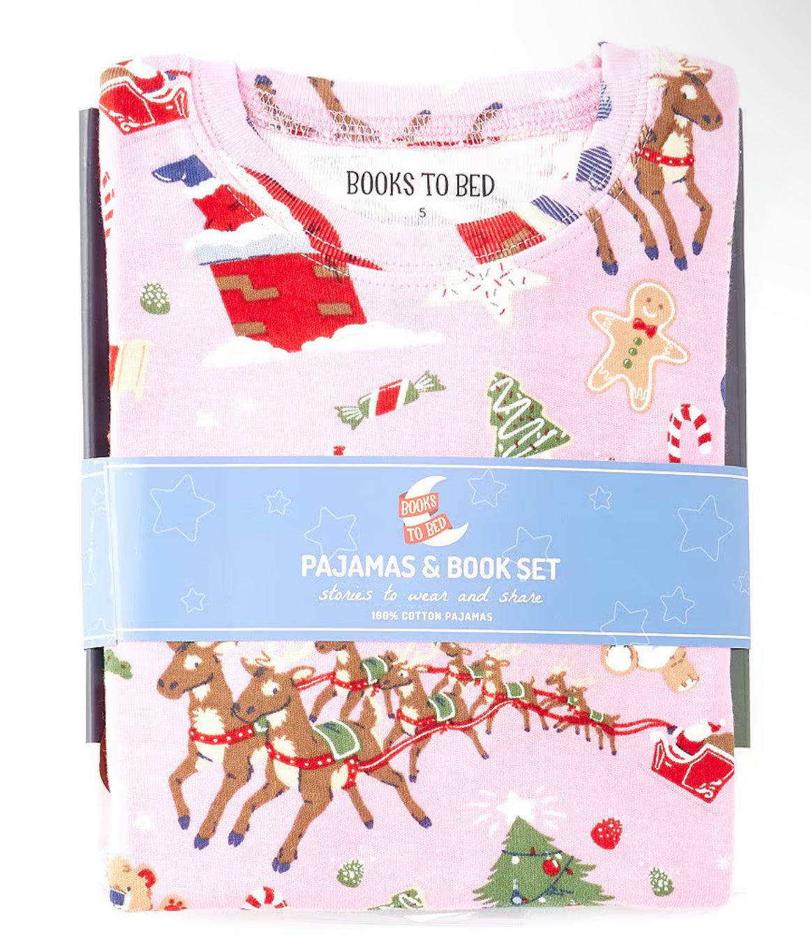 Hatley Pink Night Before Christmas Pajama Set