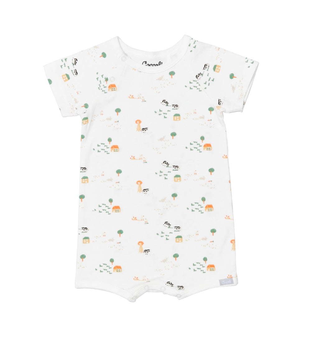 Coccoli Baby Modal Romper - Farm CM5811