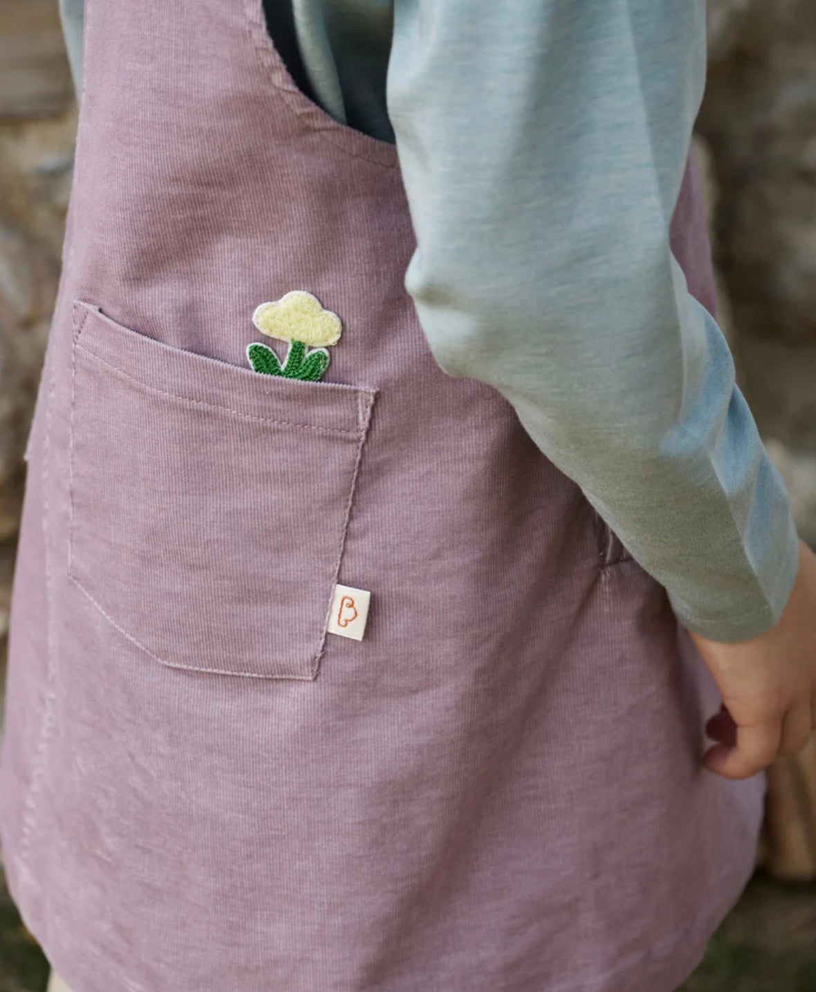 Petite Revery Corduroy Dress Overalls - Lilac Blush