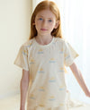 Petite Revery Quick Dry Cooling Cotton Short Sleeve Tee - Hello Sunshine!