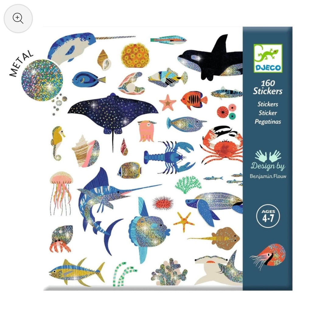 Djeco Ocean Sticker Sheets