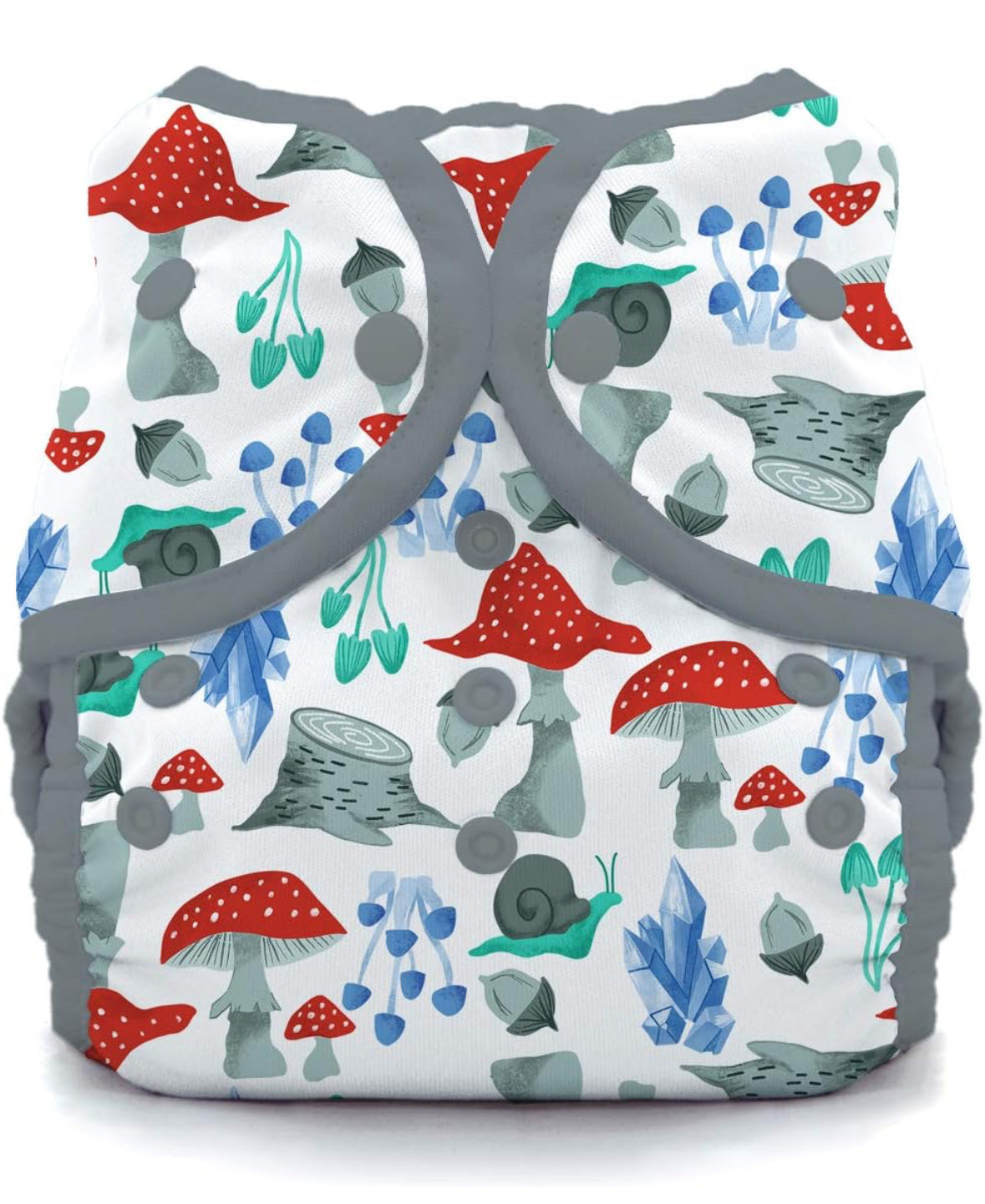 Thirsties Duo Wrap Reusable Cloth Diaper Cover Size One (6-18lbs) - Forest Frolic