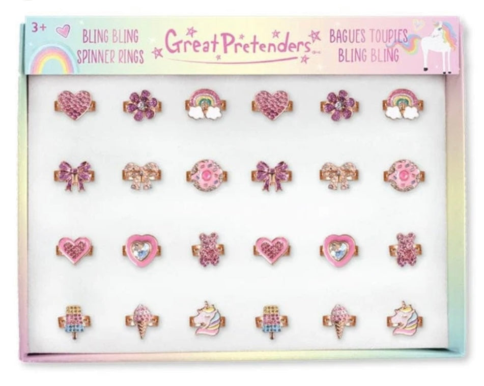 Great Pretenders Spinner Fidget Rings