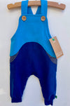 Fred&#39;s World Organic Cotton Sweat Pant Overall in Spencer - Happy Blue