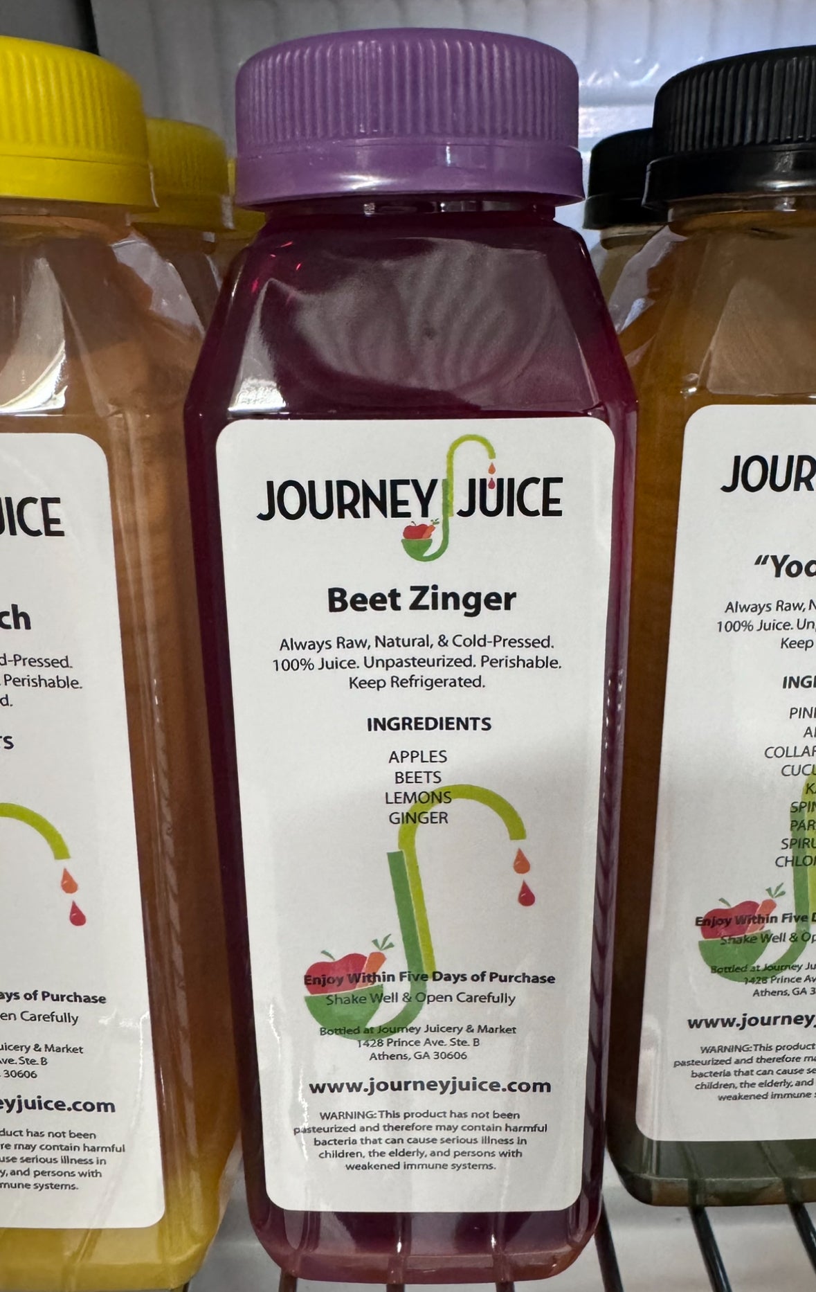 Journey Juice 10 oz bottle: Beet zinger