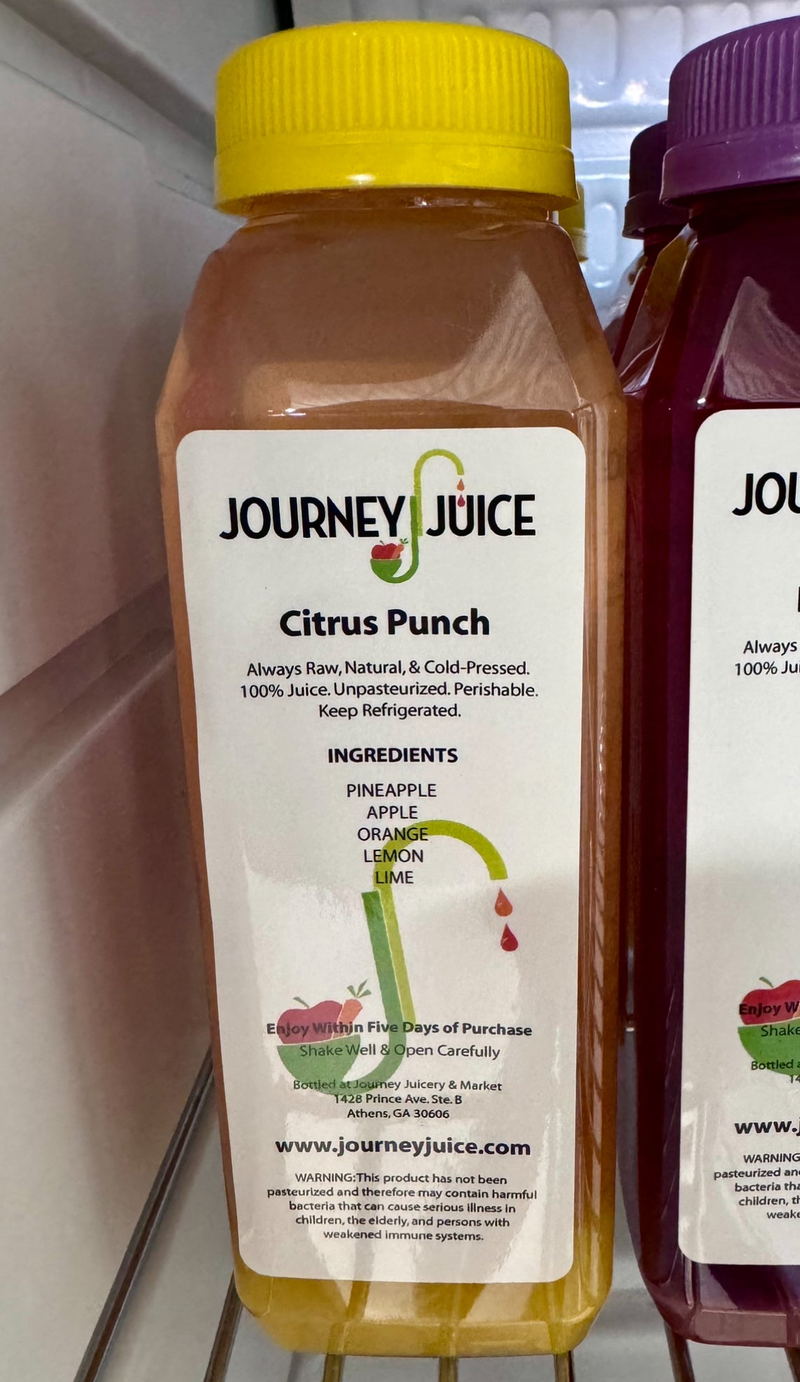 Journey Juice 10 oz bottle: Citrus Punch