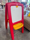 Resale Step2 Kids Easel for Two – Dry Erase Magnetic Easel on One side &amp; Chalkboard on the Other