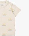 Petite Revery Quick Dry Cooling Cotton Short Sleeve Tee - Hello Sunshine!