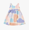 Petite Revery Wrinkled Muslin Dress - Cloudy Seashells