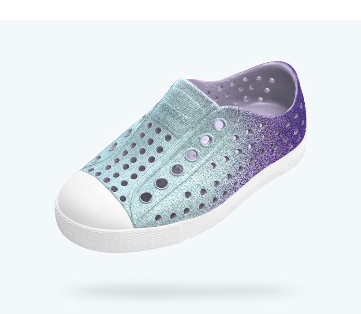 Native Jefferson Bio-Bling - Fresco Twirling Bling/ Shell White