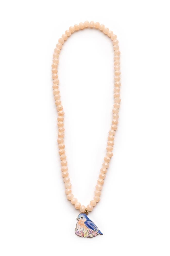 Great Pretenders Spring Bluebird Necklace